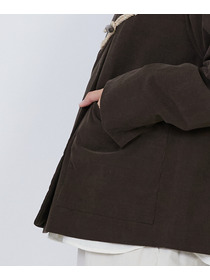 【LOISIR】｜2BUY10%OFF・3BUY20%OFF｜コットン細コールジャケット 詳細画像 グリーン 30