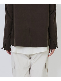 【LOISIR】｜2BUY10%OFF・3BUY20%OFF｜コットン細コールジャケット 詳細画像 グリーン 31