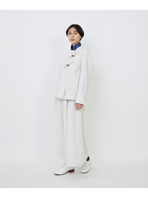 【LOISIR】｜2BUY10%OFF・3BUY20%OFF｜コットン細コールジャケット 詳細画像 グリーン 4