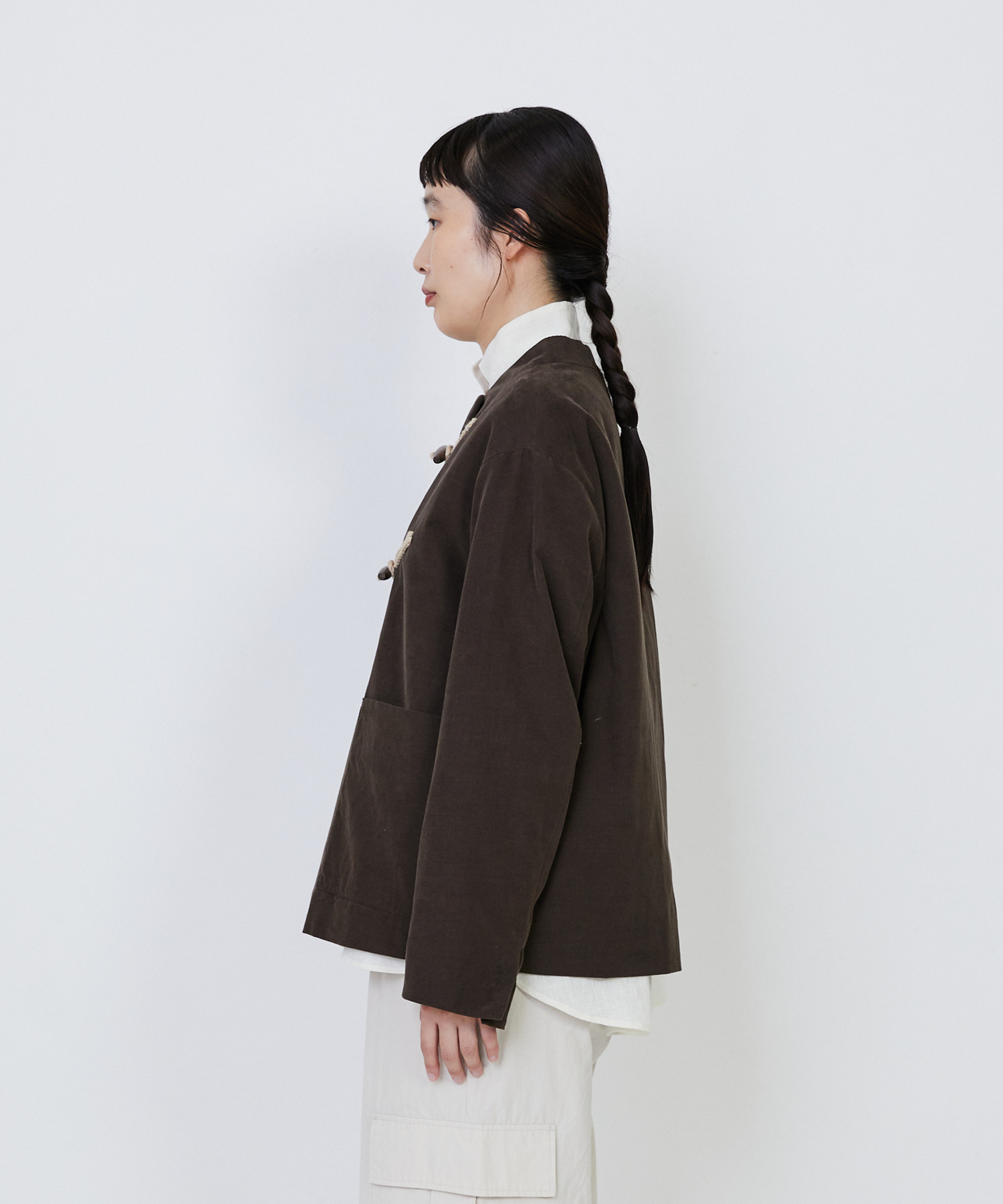 【LOISIR】｜2BUY10%OFF・3BUY20%OFF｜コットン細コールジャケット 詳細画像 グリーン 25