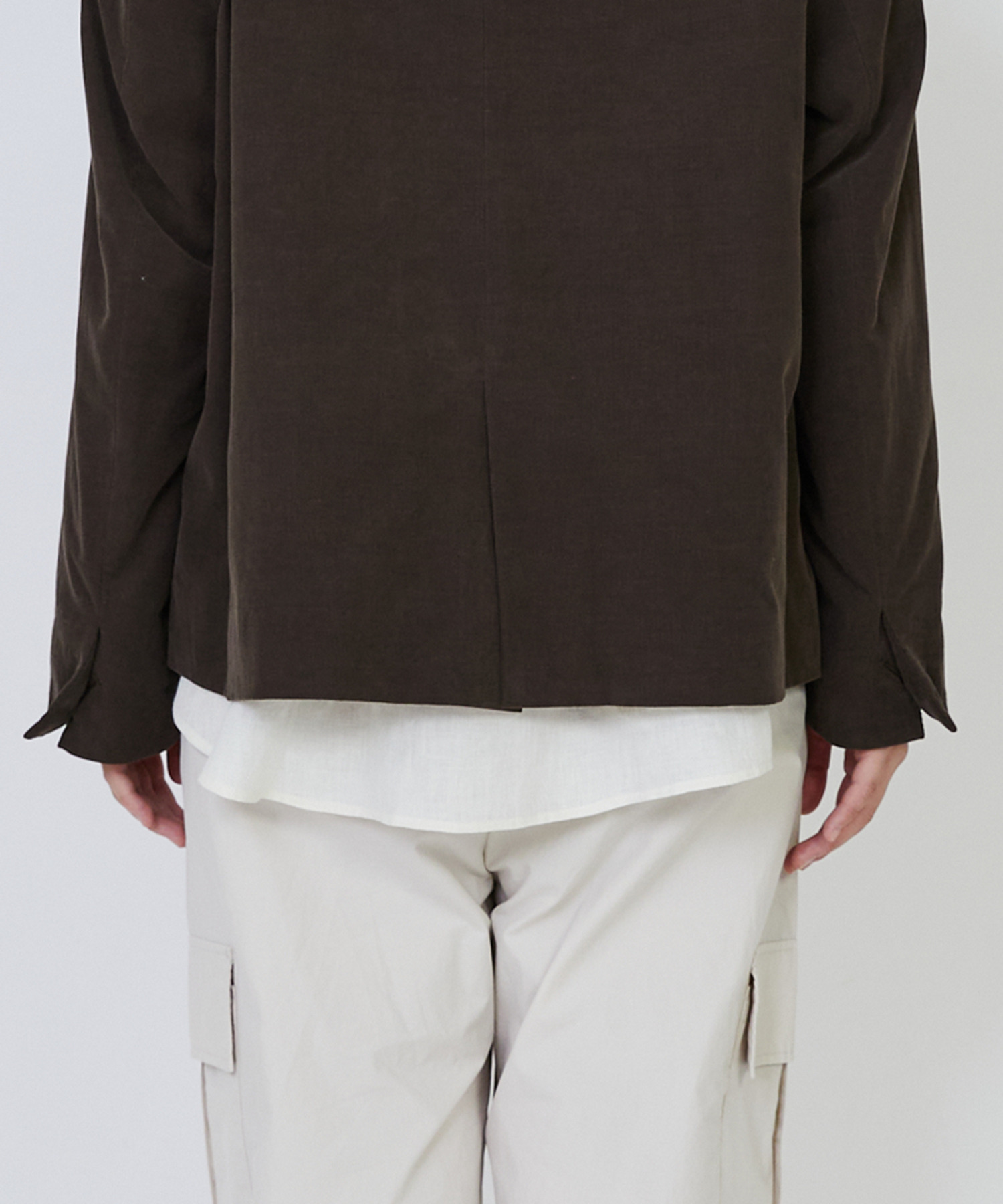 【LOISIR】｜2BUY10%OFF・3BUY20%OFF｜コットン細コールジャケット 詳細画像 グリーン 31