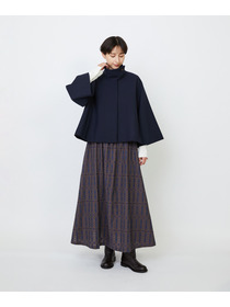 【LOISIR】Aラインショートジャケット 詳細画像 ネイビー 14