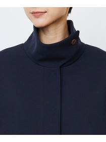 【LOISIR】Aラインショートジャケット 詳細画像 ネイビー 20