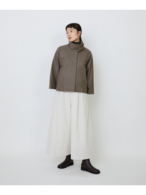 【LOISIR】Aラインショートジャケット 詳細画像 ネイビー 3