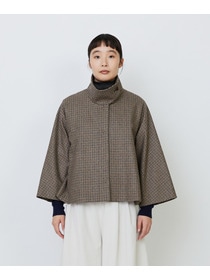 【LOISIR】Aラインショートジャケット 詳細画像 ネイビー 7