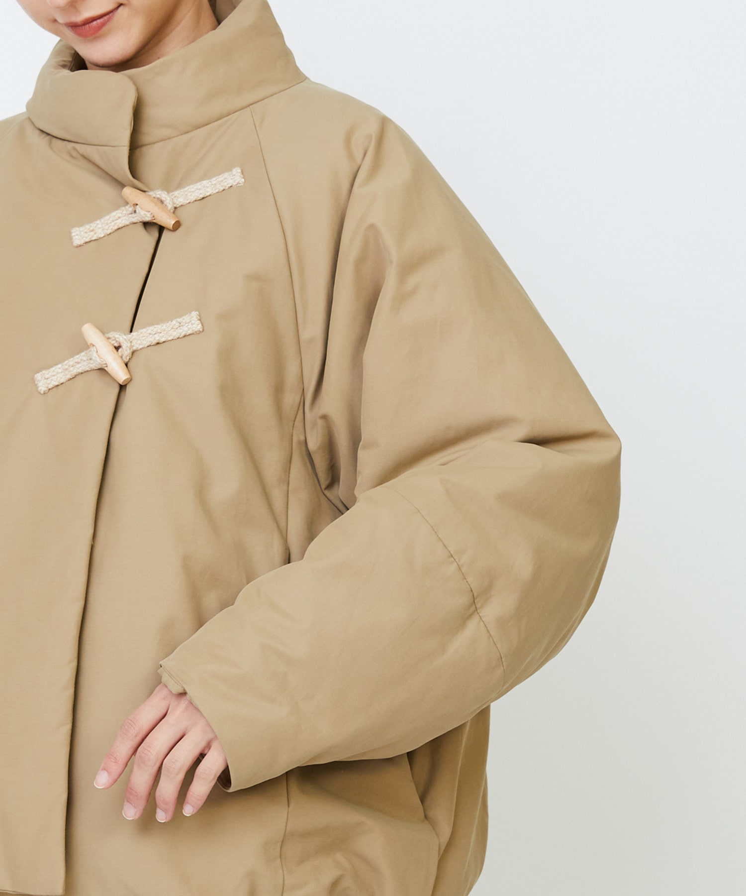 【LOISIR】リサイクルダウンジャケット 詳細画像 ベージュ 21