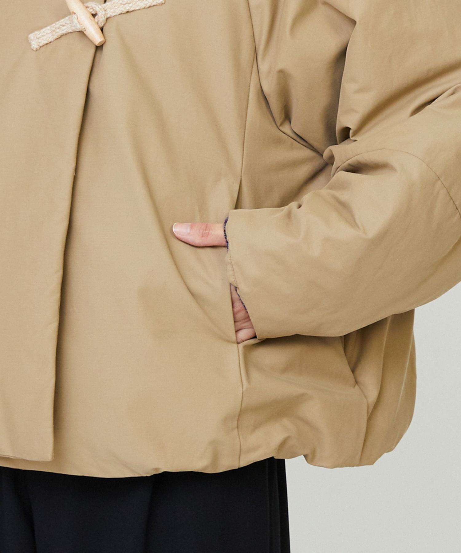 【LOISIR】リサイクルダウンジャケット 詳細画像 ベージュ 22