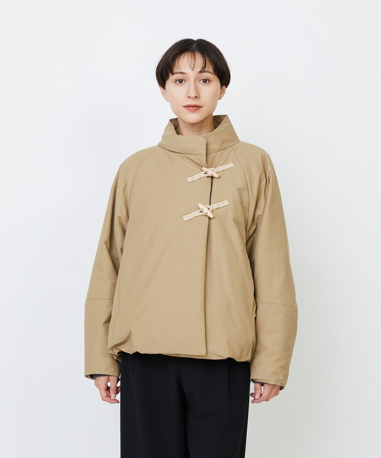 【LOISIR】リサイクルダウンジャケット 詳細画像 ベージュ 1