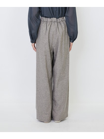 【LOISIR】｜2BUY10%OFF・3BUY20%OFF｜【MTサイズ有り】ギャバジンストレートパンツ 詳細画像 ブラック 10