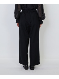 【LOISIR】｜2BUY10%OFF・3BUY20%OFF｜【MTサイズ有り】ギャバジンストレートパンツ 詳細画像 ブラック 20