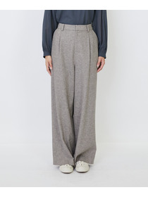 【LOISIR】｜2BUY10%OFF・3BUY20%OFF｜【MTサイズ有り】ギャバジンストレートパンツ 詳細画像 ブラック 8