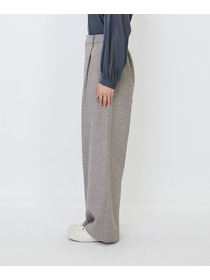 【LOISIR】｜2BUY10%OFF・3BUY20%OFF｜【MTサイズ有り】ギャバジンストレートパンツ 詳細画像 ブラック 9