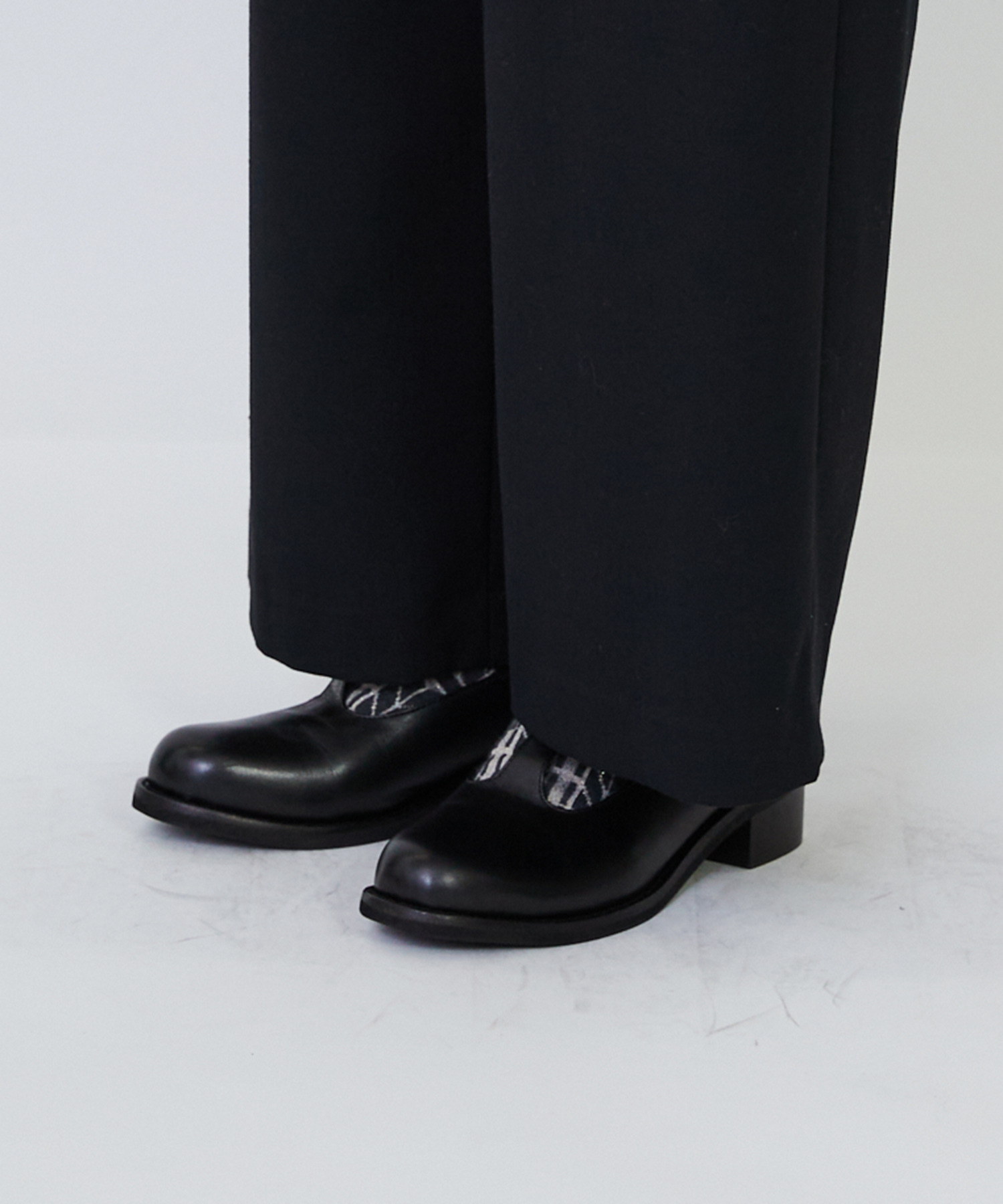 【LOISIR】｜2BUY10%OFF・3BUY20%OFF｜【MTサイズ有り】ギャバジンストレートパンツ 詳細画像 ブラック 24