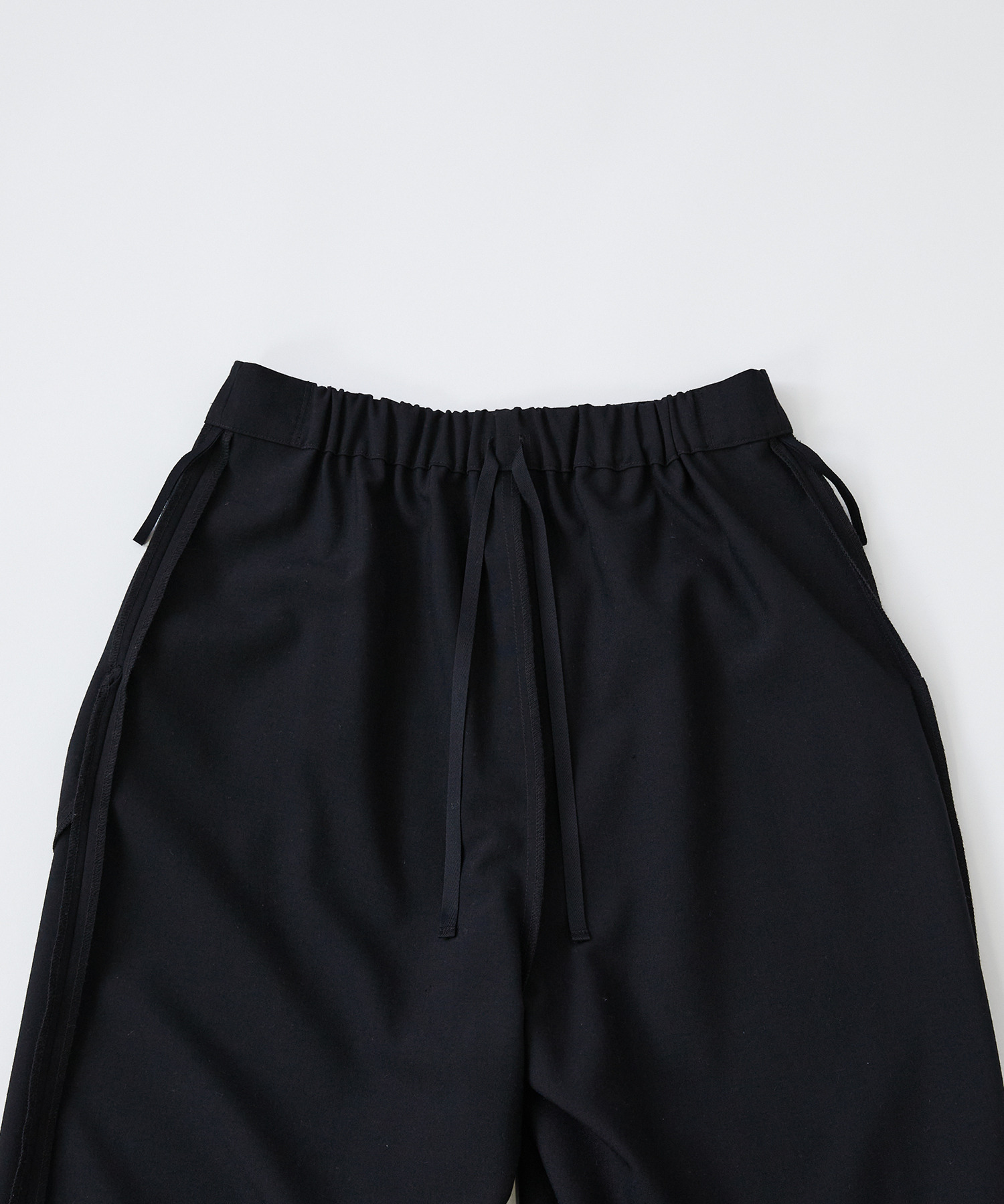 【LOISIR】｜2BUY10%OFF・3BUY20%OFF｜【MTサイズ有り】ギャバジンストレートパンツ 詳細画像 ブラック 25