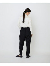 【LOISIR】ウール混ツイルストレッチジョッパーズパンツ 詳細画像 ブラック 15