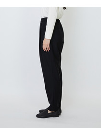 【LOISIR】ウール混ツイルストレッチジョッパーズパンツ 詳細画像 ブラック 17