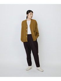 【LOISIR】ウール混ツイルストレッチジョッパーズパンツ 詳細画像 ブラック 19