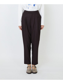 【LOISIR】ウール混ツイルストレッチジョッパーズパンツ 詳細画像 ブラック 25