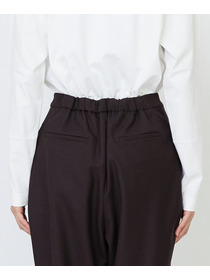 【LOISIR】ウール混ツイルストレッチジョッパーズパンツ 詳細画像 ブラック 29