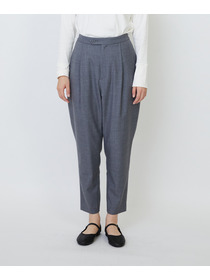 【LOISIR】ウール混ツイルストレッチジョッパーズパンツ 詳細画像 ブラック 7