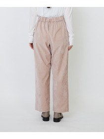 【LOISIR】｜2BUY10%OFF・3BUY20%OFF｜シャンブレーベルベットクロップドパンツ 詳細画像 ブラウン 9