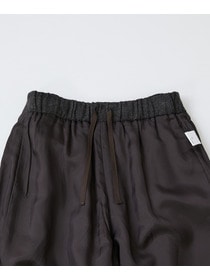 【LOISIR】エステルウールエターミンクロップドパンツ 詳細画像 ブラウン 13