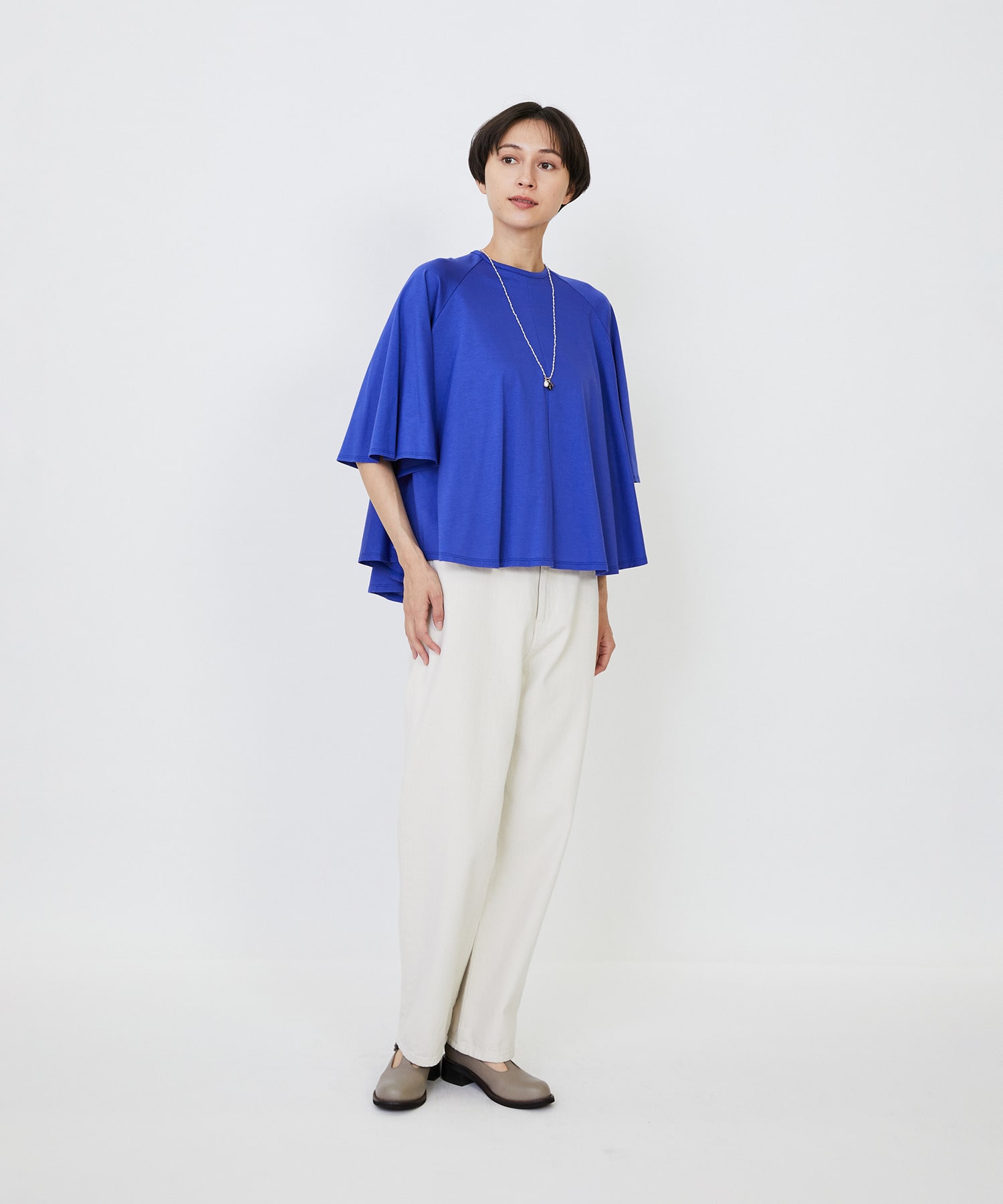 【LOISIR】コットンカツラギモンローパンツ 詳細画像 ベージュ 1