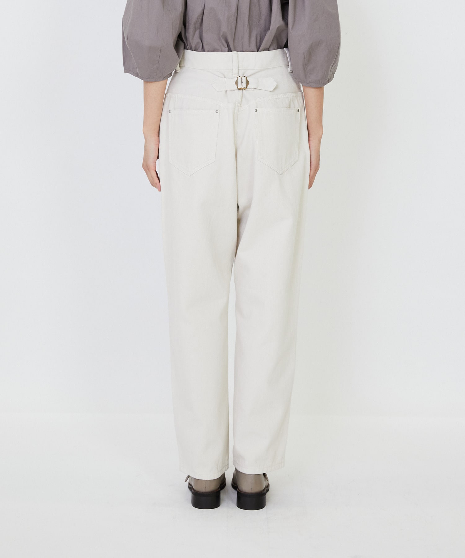 【LOISIR】コットンカツラギモンローパンツ 詳細画像 ベージュ 10