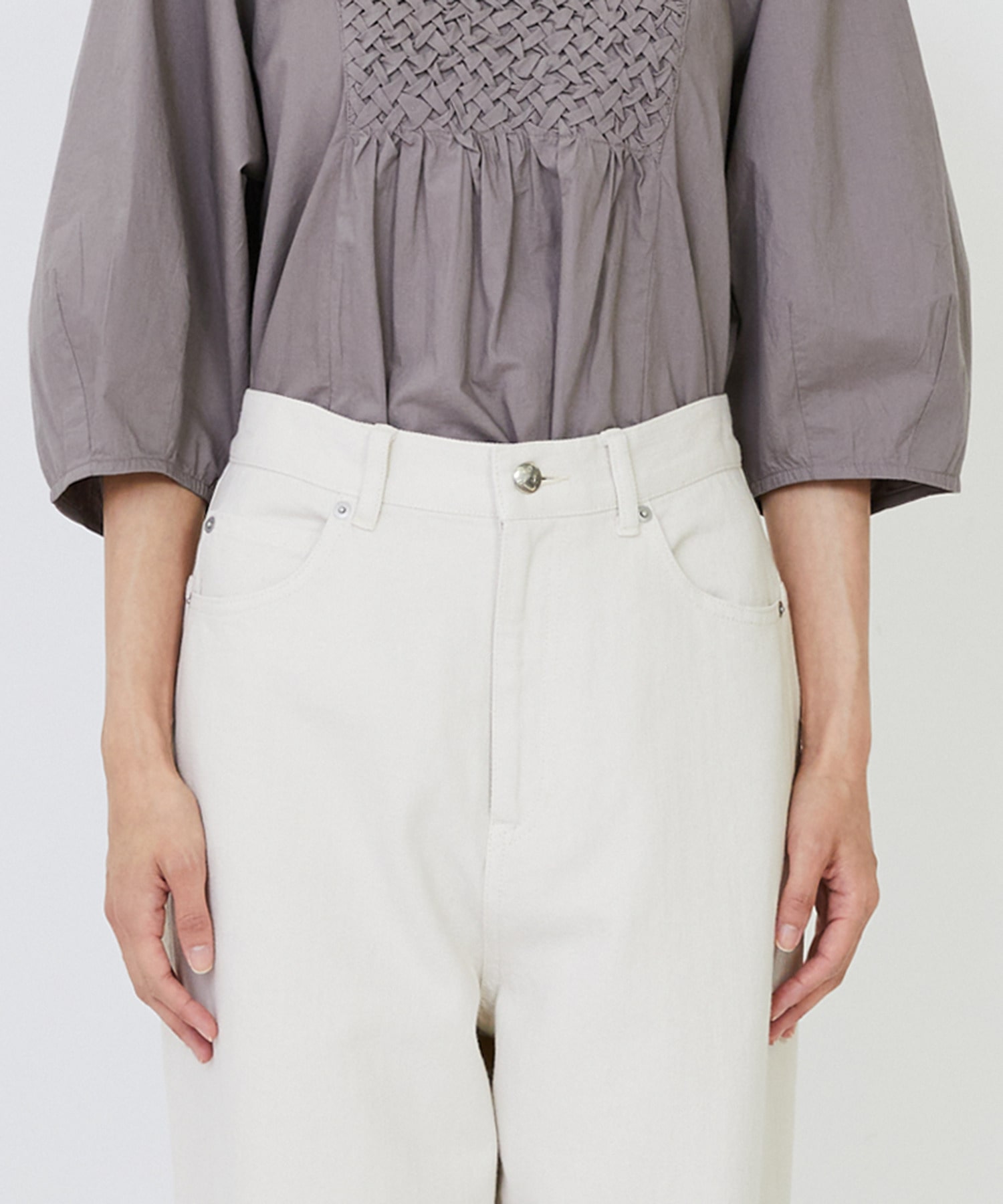 【LOISIR】コットンカツラギモンローパンツ 詳細画像 ベージュ 11