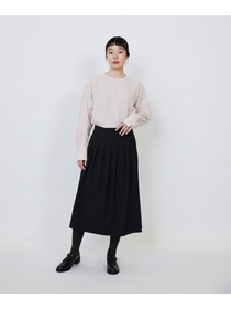 【LOISIR】【MTサイズ有り】ギャバジンラップスカート 詳細画像 グレー 13