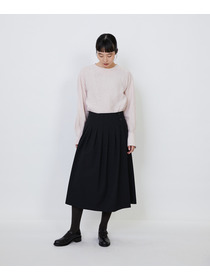 【LOISIR】【MTサイズ有り】ギャバジンラップスカート 詳細画像 グレー 14