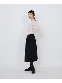 【LOISIR】【MTサイズ有り】ギャバジンラップスカート 詳細画像 グレー 15