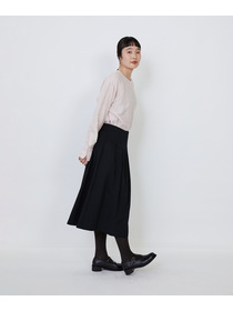 【LOISIR】【MTサイズ有り】ギャバジンラップスカート 詳細画像 グレー 16