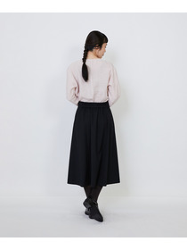 【LOISIR】【MTサイズ有り】ギャバジンラップスカート 詳細画像 グレー 17