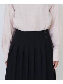 【LOISIR】【MTサイズ有り】ギャバジンラップスカート 詳細画像 グレー 21