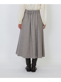 【LOISIR】【MTサイズ有り】ギャバジンラップスカート 詳細画像 グレー 9