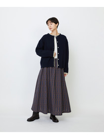 【LOISIR】オリジナルジャカードイージースカート 詳細画像 ブラウン系その他 13