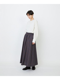 【LOISIR】オリジナルジャカードイージースカート 詳細画像 ブラウン系その他 16