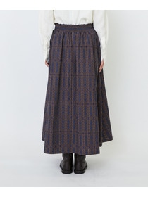 【LOISIR】オリジナルジャカードイージースカート 詳細画像 ブラウン系その他 20