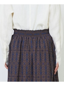 【LOISIR】オリジナルジャカードイージースカート 詳細画像 ブラウン系その他 22