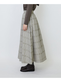 【LOISIR】オリジナルジャカードイージースカート 詳細画像 ブラウン系その他 9