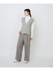 【LOISIR】クラシカルツイードAラインベスト 詳細画像 ベージュ系その他 4