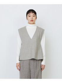 【LOISIR】クラシカルツイードAラインベスト 詳細画像 ベージュ系その他 8