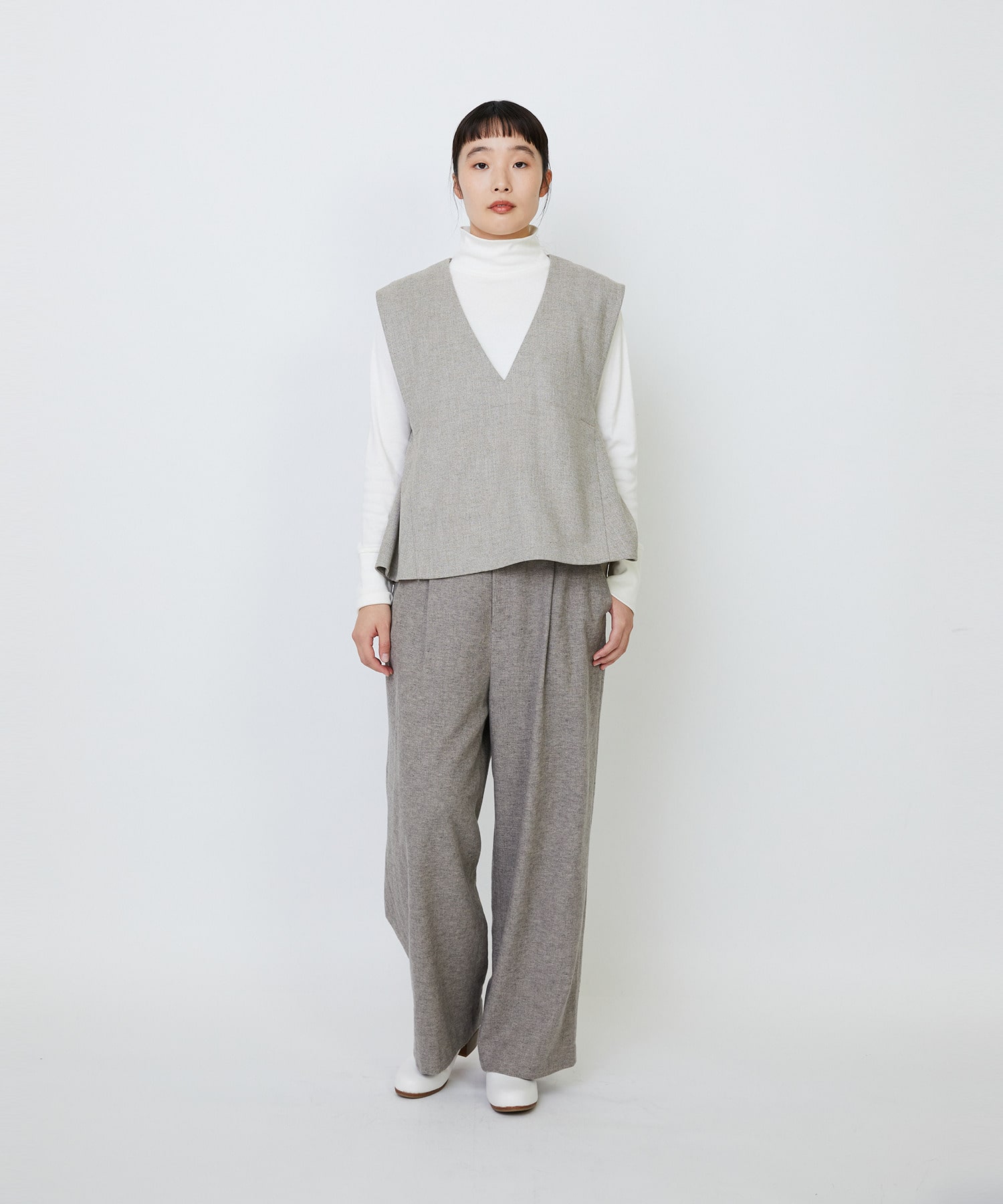 クラシカルツイードAラインベスト｜BIGI online store - ビギ