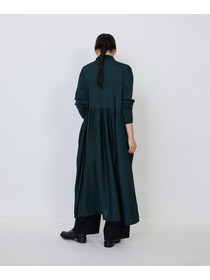 【LOISIR】｜2BUY10%OFF・3BUY20%OFF｜ウール梳毛天竺ポロワンピース 詳細画像 チャコールグレー 15