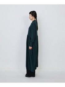 【LOISIR】｜2BUY10%OFF・3BUY20%OFF｜ウール梳毛天竺ポロワンピース 詳細画像 チャコールグレー 17