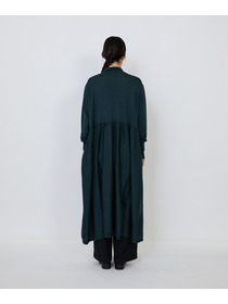 【LOISIR】｜2BUY10%OFF・3BUY20%OFF｜ウール梳毛天竺ポロワンピース 詳細画像 チャコールグレー 18