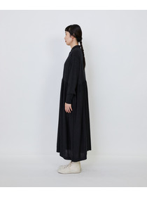 【LOISIR】｜2BUY10%OFF・3BUY20%OFF｜ウール梳毛天竺ポロワンピース 詳細画像 チャコールグレー 26