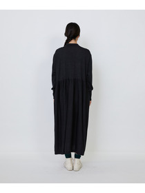 【LOISIR】｜2BUY10%OFF・3BUY20%OFF｜ウール梳毛天竺ポロワンピース 詳細画像 チャコールグレー 27