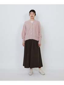 【LOISIR】カシミヤファー加工カーディガン 詳細画像 グレー 11